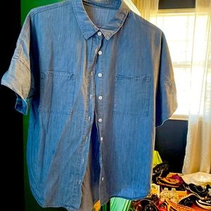 Chamber/denim shirt